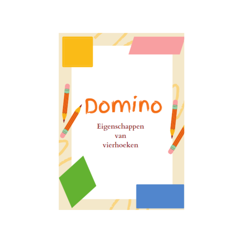 Domino: eigenschappen van vierhoeken (download)