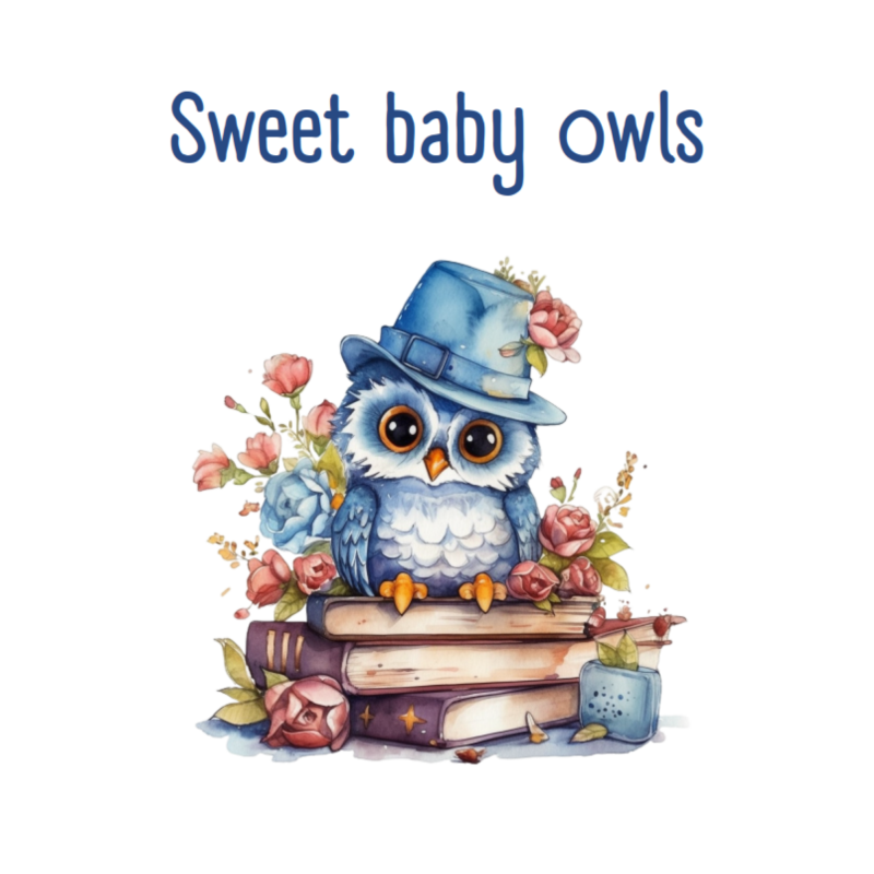Klasthema: Sweet baby owls (download)