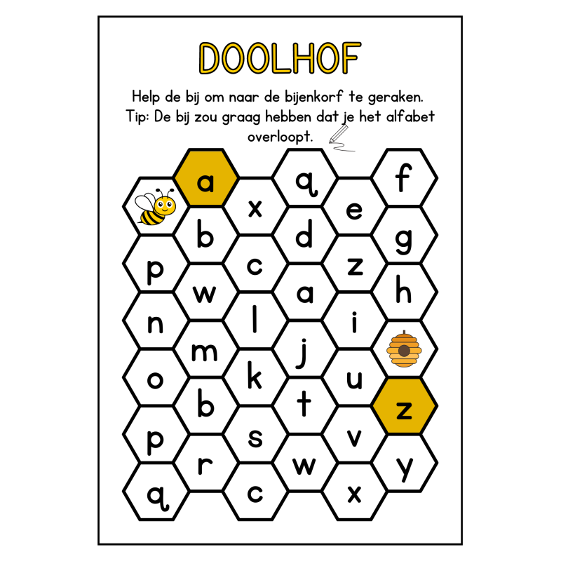 Doolhof: alfabet (download)