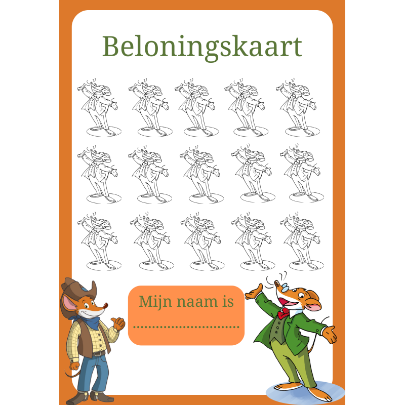 Beloningskaart: Geronimo Stilton (download)