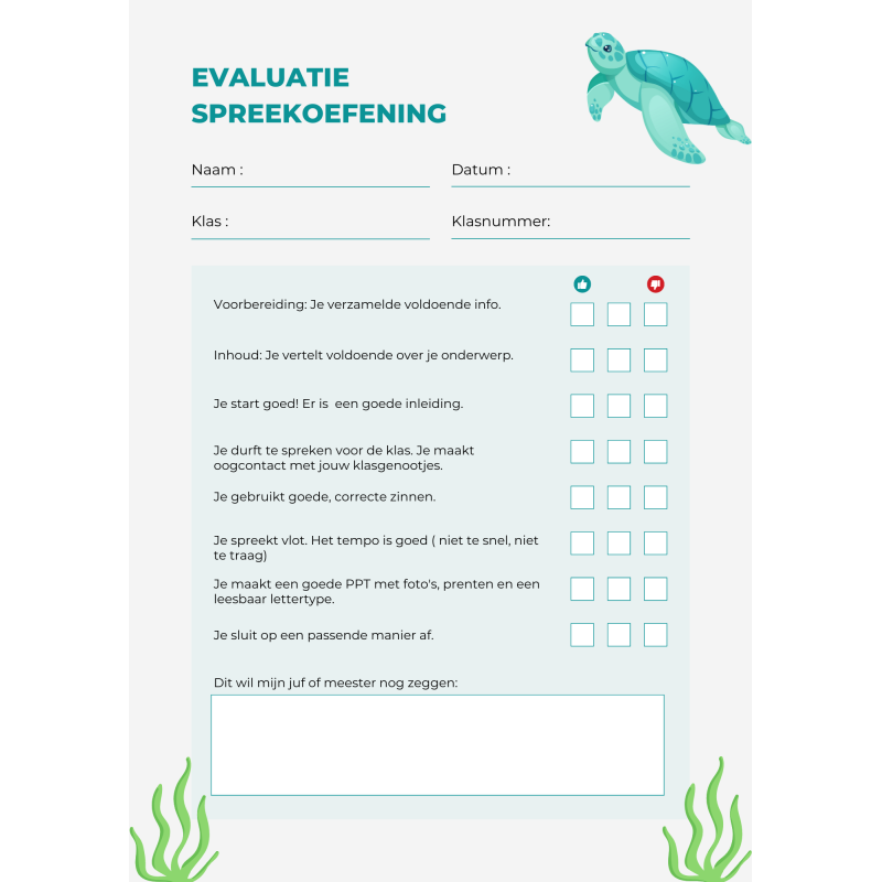 Evaluatie spreekoefening (download)