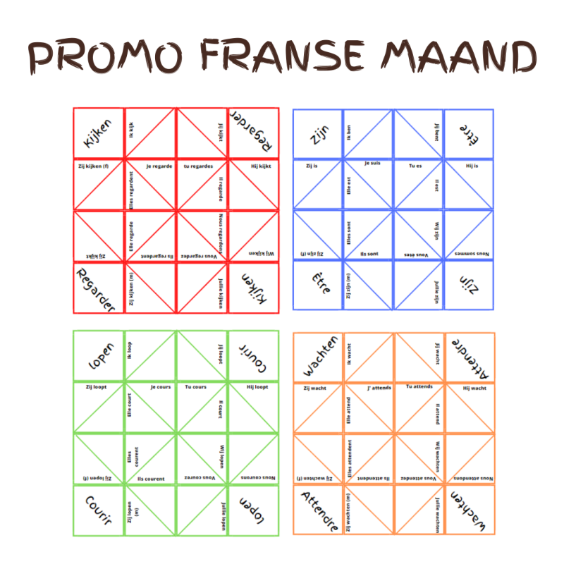 Promo happer Franse werkwoorden (download)