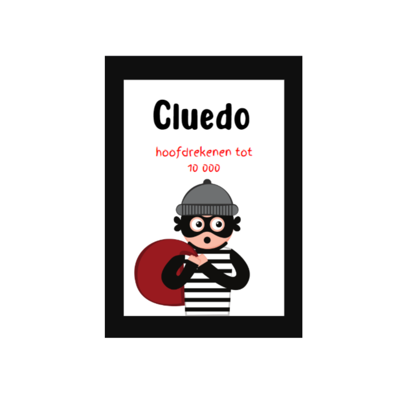 Bordspel: Cluedo hoofdrekenen tot 10 000 4de leerjaar (download)
