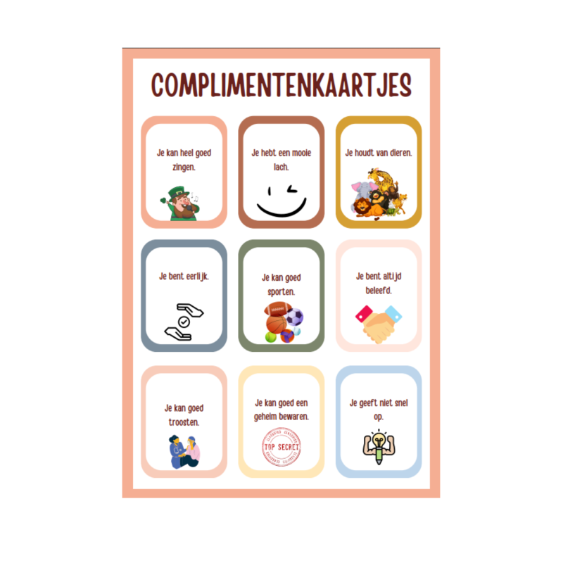 Spel: De mol met de complimenten (download)