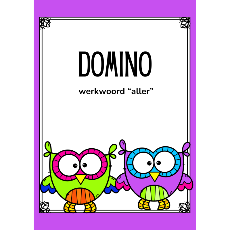 Domino Franse basiswerkwoorden (download)
