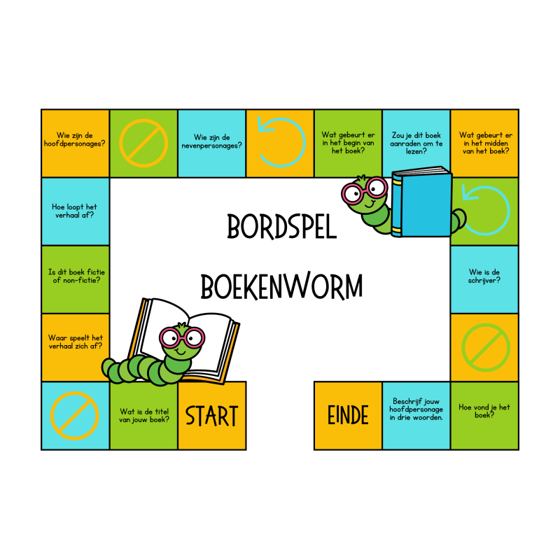 bordspel: boekenworm (download)