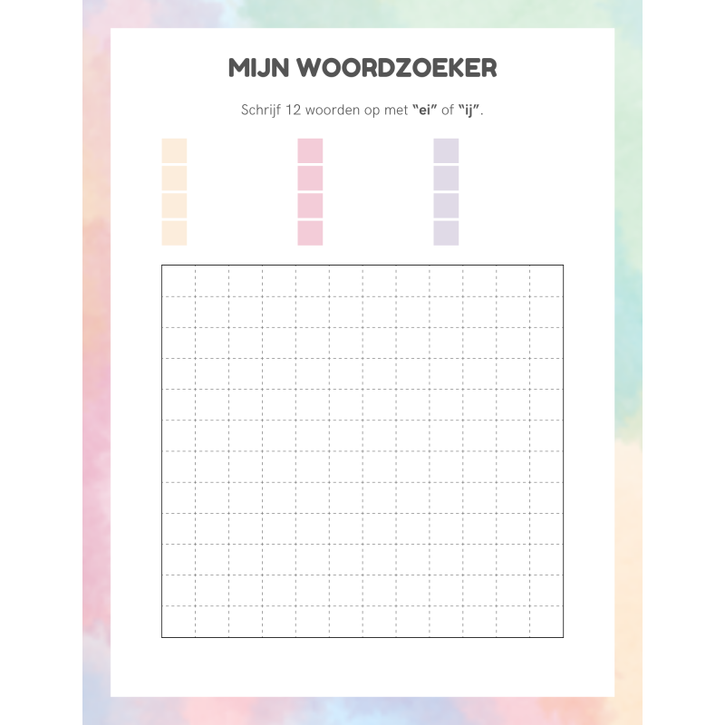 Bundel spelling: mijn woordzoekers (download)