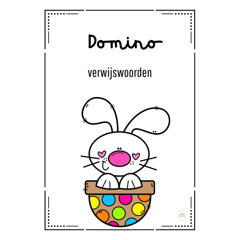 Domino Pasen: verwijswoorden (download)