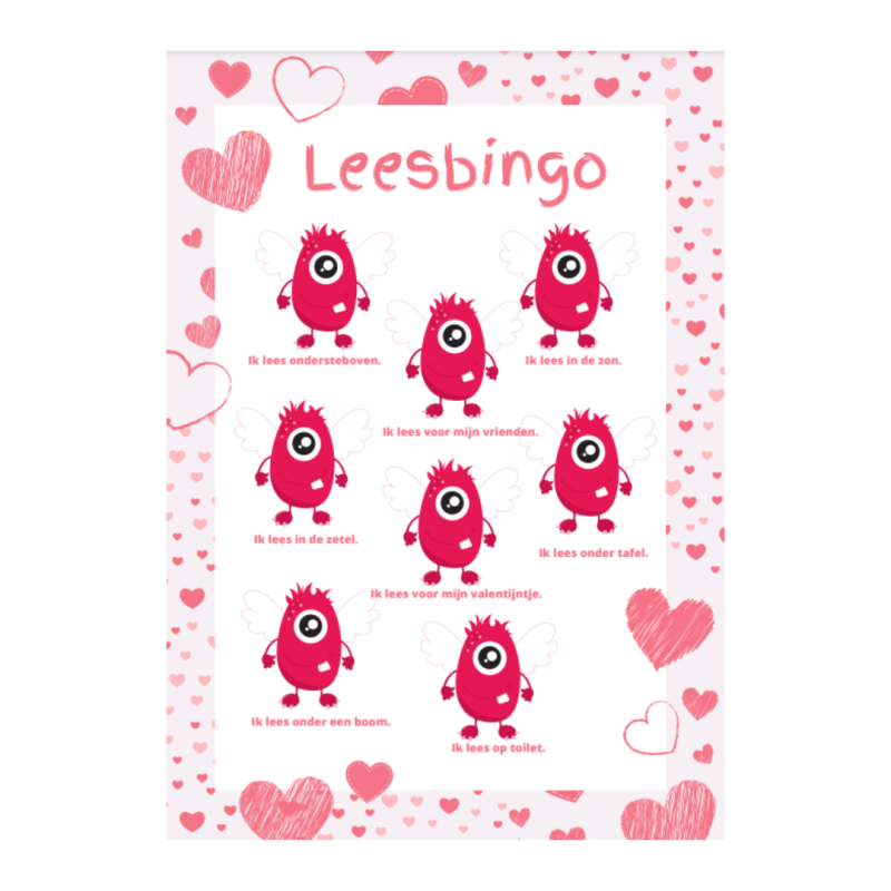 Leesbingo: Valentijn (download)