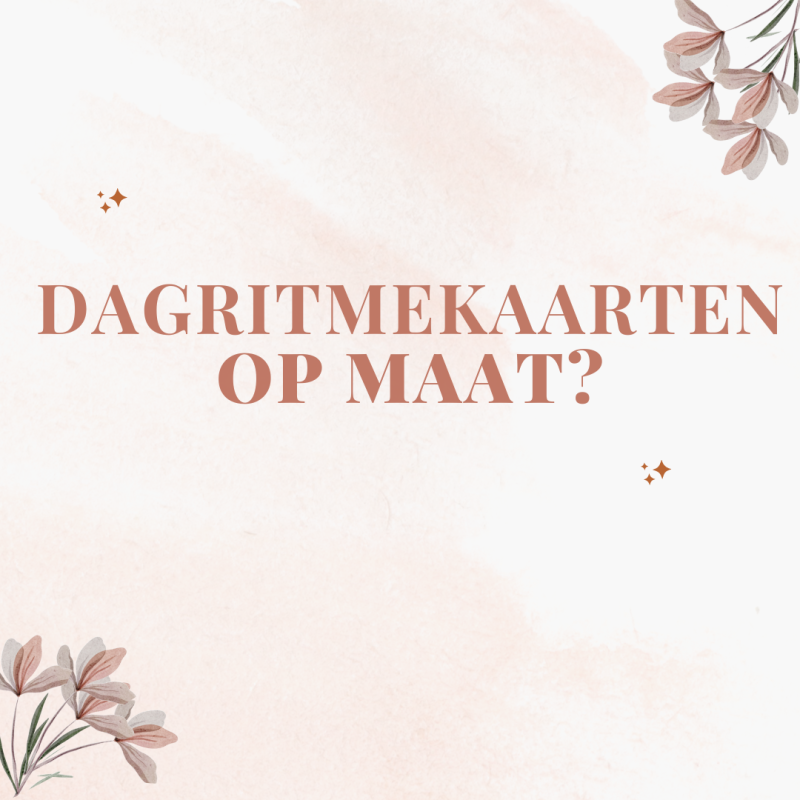 dagritmekaarten op maat (download)